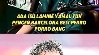 Lamine Yamal butuh Pedro Porro buat tektokan di sisi kanan barcelona #lamineyamal #barcelona #podcast #sepakbola #fyp