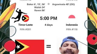 POV : Perasaan timor leste saat ini 😭