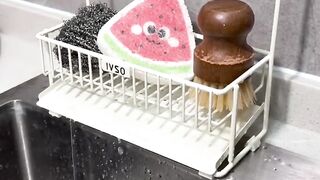 Hanging dish rack basket.