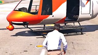 Airport Clerk Hastily Enters The Runway _ Grand Theft Auto V