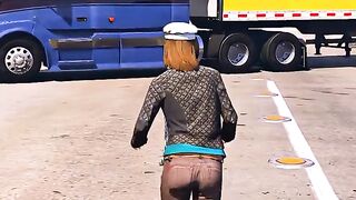 Airport Clerk Hastily Frees The Runway _ Grand Theft Auto V