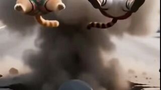 The Cat and Tiger’s Biggest Cannon Blast Disaster! 😂💣