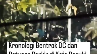 Ngeri! Bentrok DC vs Juru Parkir di Surabaya, Ujungnya Ada yang Kena Tebas Teman Sendiri