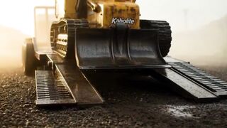 ASMR 114 Scale Weathered Caterpillar 374F Heavy Excavator Unit-1 Digging in Deep Mud! 🚜💦 (RC CONSTRUCTION)