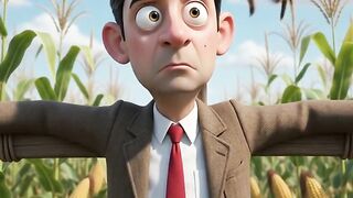 Bean-Inspired Scarecrow Disaster | Funny 3D Cartoon | ToonVerse