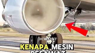 Ternyata Ini Alasan Mesin Pesawat Tidak Dipasangi Penghalang Burung!!✈️😱