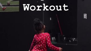 Daddy daughter workout