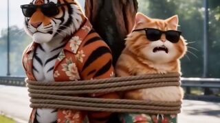How Peacocks Get Free Tiger Coats! 🐯🦚"