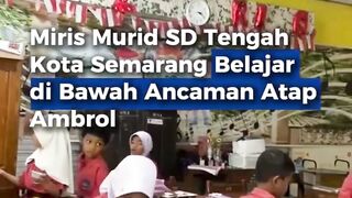 🚨 Judul: Miris! Ruang Kelas Rusak, Keselamatan Ratusan Siswa Jadi Sorotan