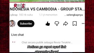 Ga perlu link ilegal lagi! Live streaming Timnas di YT reza arap tembus 1,2 juta views! 😳🔥