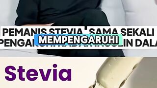 Apakah Stevia alternatif paling bagus untuk pengganti gula ❓  #drtirta #edukasi #kesehatan #stevia