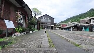 The morning after the typhoon was very busy! Breakfast was delayed and the black and white cat...