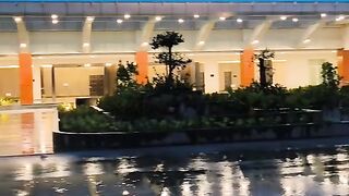 STUNNING! Nusantara Capital City (IKN) at Rainy Evening | Indonesia’s New Iconic Building 🇮🇩✨