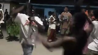 Real-Life Sword Fight Escalates In The Middle Of The Street! 🗡️🔥