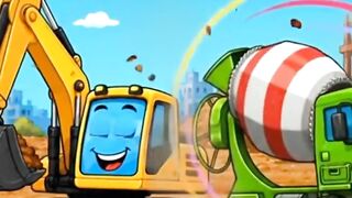 Kids coloring book For Construction Vehicle Coloring Book