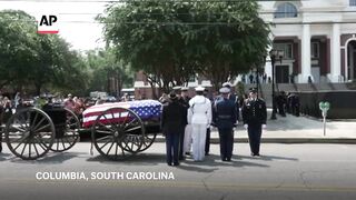 Lindsey Graham returns home to South Carolina for his funeral
