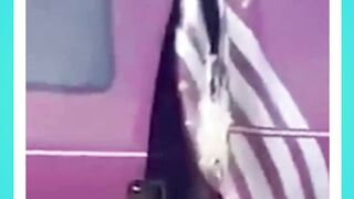 train crashes  into back of another