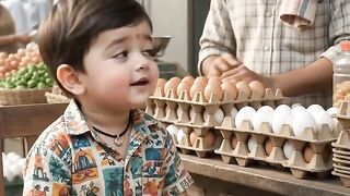 मज़ेदार बच्चा और अंडा विक्रेता! 😂 | Funny Baby Joke