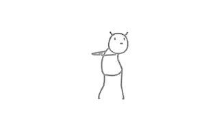 Super dancing cartoon