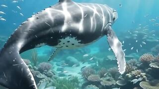 Whale Under The Sea
