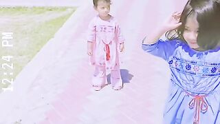 Angles enjoy in park