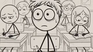 Teacher: "Any Questions?" 😂📚 | Stickman Animation #Shorts