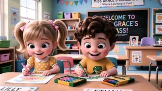 Lily & Sara's Beautiful Friendship Story ❤️ | Kids Moral Story | Friendship & Kindness