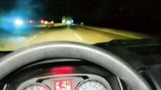 Car driving in city