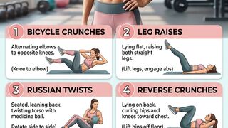 6 Best Exercises to Lose Belly Fat Naturally 🔥 #Shorts