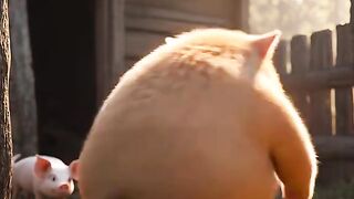 Cat marrying pig