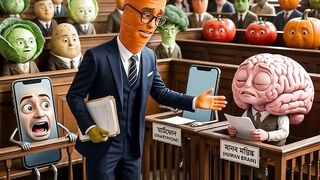 ⚖️ Brain vs Mobile! কার দোষে জীবন নষ্ট 😱📱🧠