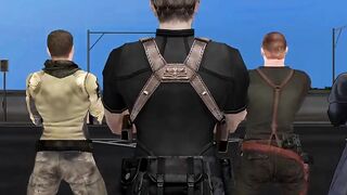 PSY_Gentleman_-_Leon_Kennedy,_Chris_Redfield,_Wesker,_Piers,_Jake,_Nemesis,_Mr_X_Resident_Evil