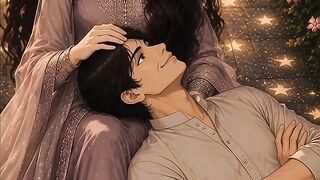 Romantic couple Ghibli ai aesthetic video 3