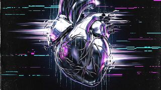 Chrome plated Heart