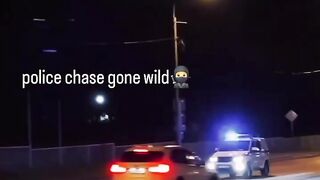 police chase gone wild🔥🥷
