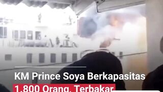 🚨 Kapal Motor Prince Soya terbakar di Pelabuhan Samarinda!
