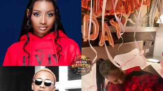 Sheryl Gabriella Emotional As Cameroonian Boyfriend Surprises Her With Flowers, Gifts And Romantic Hotel Room Decoration