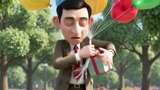 Bean's Balloon Delivery Gone Hilariously Wrong! 🎈😂 | Funny 3D Cartoon