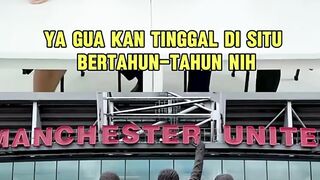 Fans Emyu kalo dikota manchester justru sedikit dari fans city #manunited #mancity #sepakbola #epl
