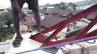 Iron roofing