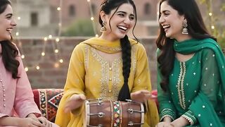 Girls in happy mood