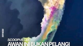 Estetik Parah! Fenomena Langka 'Cloud Iridescence' Bikin Langit Bogor Berwarna-warni Kayak Pelangi 🌈☁️