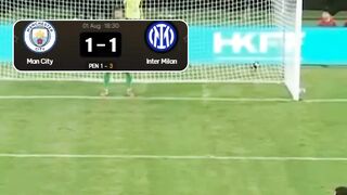 Inter v Man City (1-1), penalti 3-1. Inter juara Asahi Super Dry 2026 di Hong Kong.