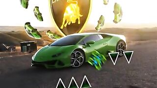 💚 Lime Green Lamborghini Huracán in Motion 🔥 Pure Italian Perfection