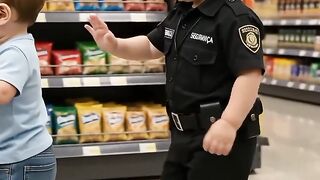 Bebês IA no supermercado