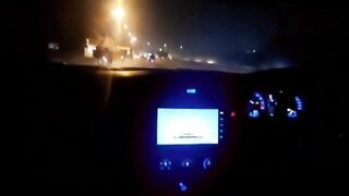 Full speed car drive