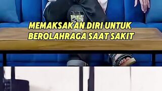 Jangan memaksa olahraga kalo sedang sakit  #drtirta #edukasi #kesehatan #olahraga