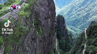 the mountain side