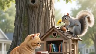 A Stray Cat Built a Tiny Library... and Changed an Entire Town! 📚🐱❤️