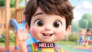 Nursery rhymes with toddler, kids video